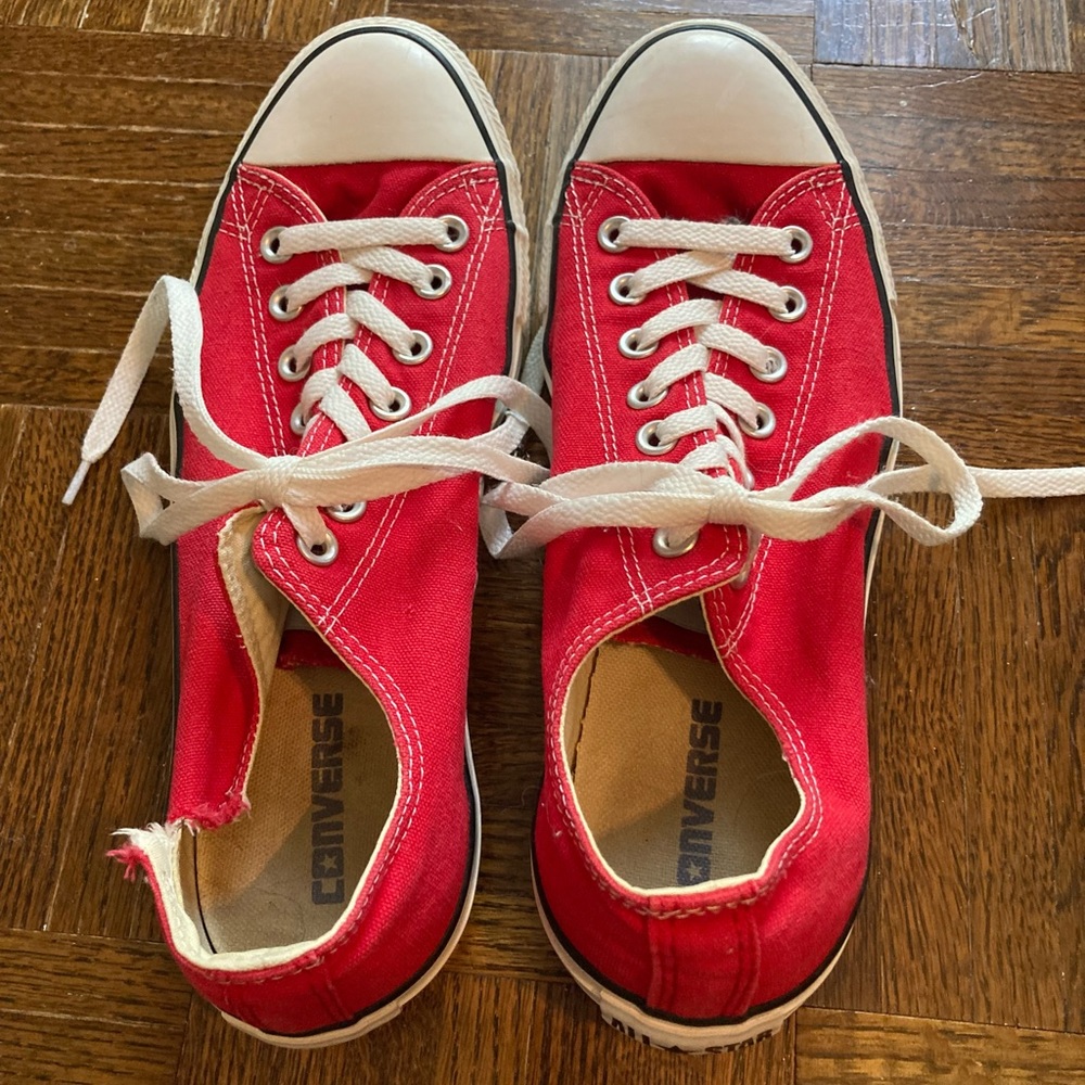 All Star Converse Mens Sneakers Shoes 9 Red
